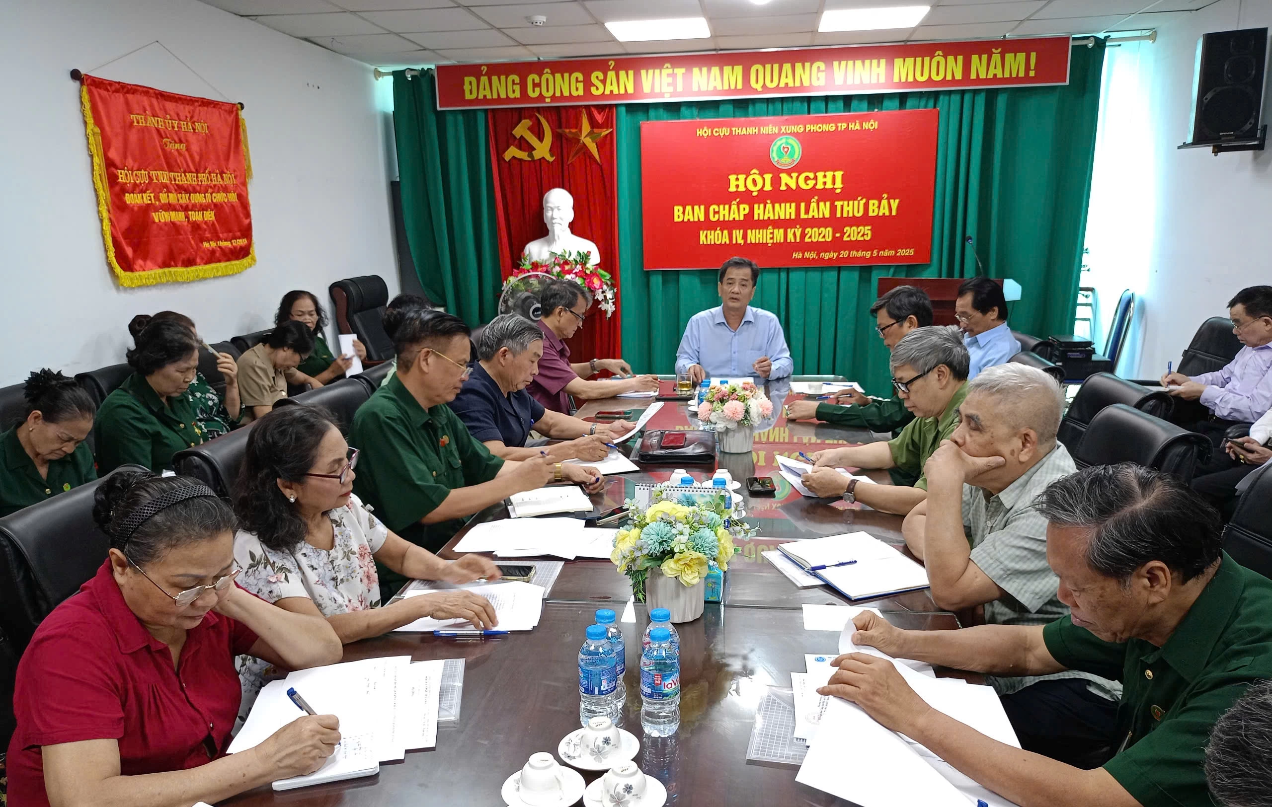 HỘI NGHỊ BAN CHẤP HÀNH HỘI CỰU TNXP TP HÀ NỘI LẤN THỨ BẢY, KHÓA IV, NHIỆM KỲ 2022-2027